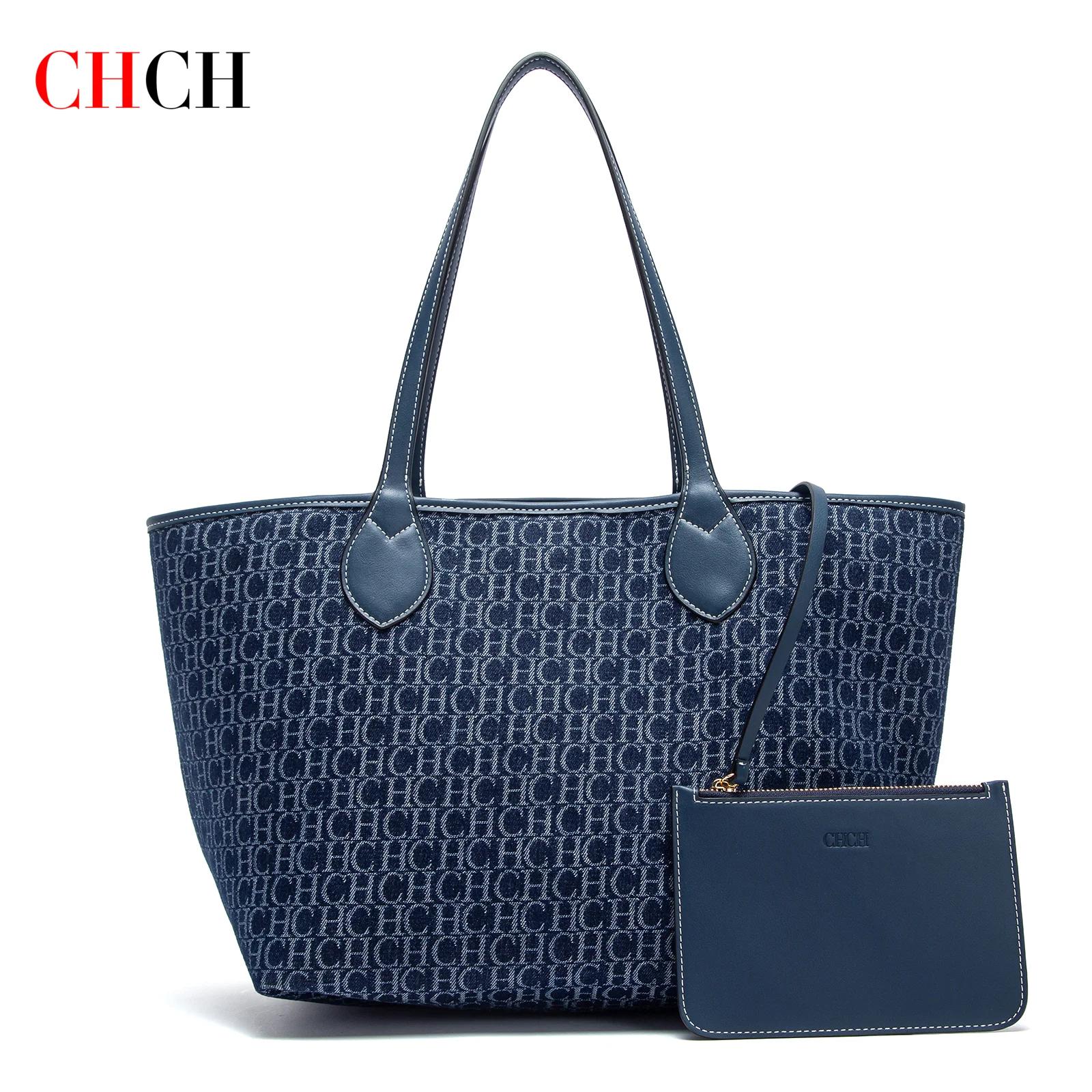 CHCH Women's Tote Bag New Simple Double sided Available Mother and Child Large Capacity Casual Handb