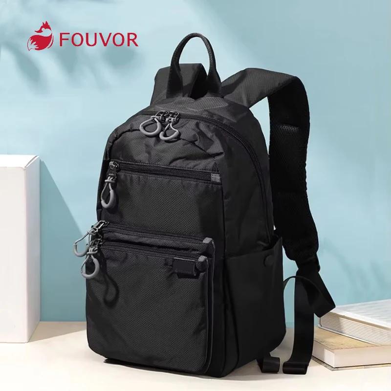 FouEisSac à dos étanche pour femme, grande capacité, toile de sport, sacs à dos pour ordinateur port