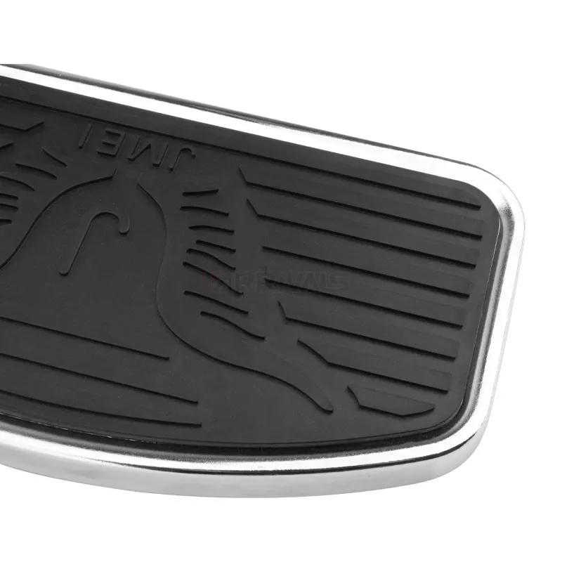 Support de pied large pour conducteur de moto, avant et arrière, Scarpour Honda Shadow, Yamaha Drags