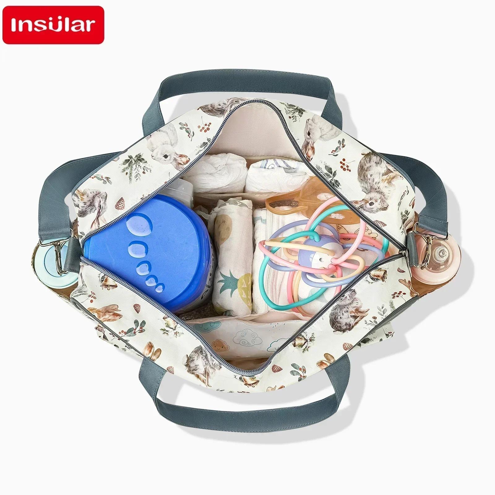 Sac à couches pour maman pour bébés, organisateur de grande capacité, étanche, large ouverture, mess