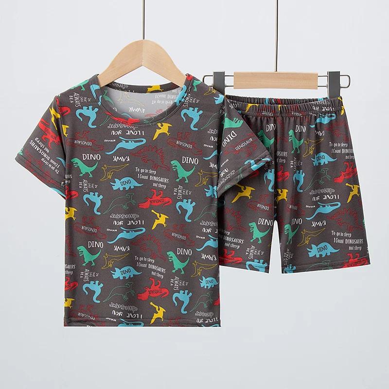 Vêtements d'été pour enfants, Short à manches courtes, costume 2 pièces pour garçons et filles, cost