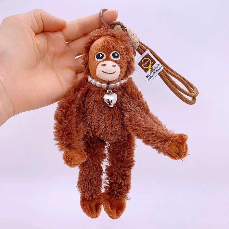 20 cm mignon petit singe pendentif en peluche poupée Animal suspendus peluches poupée sac pendentif