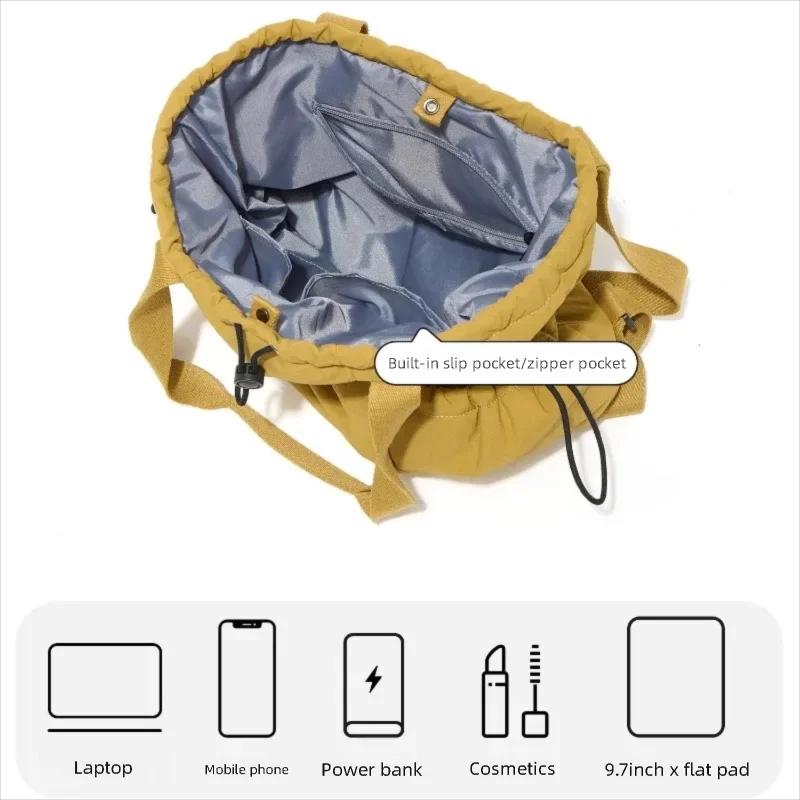 FOUVOR – sac à dos léger pour femmes, sac de voyage multifonctionnel avec cordon de serrage pour ord