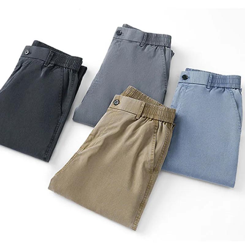 Jeans d'été en tissu Lyocell doux ultra-mince de haute qualité pour hommes, pantalons en denim droit