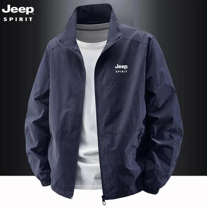 Veste à col montant JEEP Spirit, vêtements de travail décontractés pour le printemps et l'automne, t