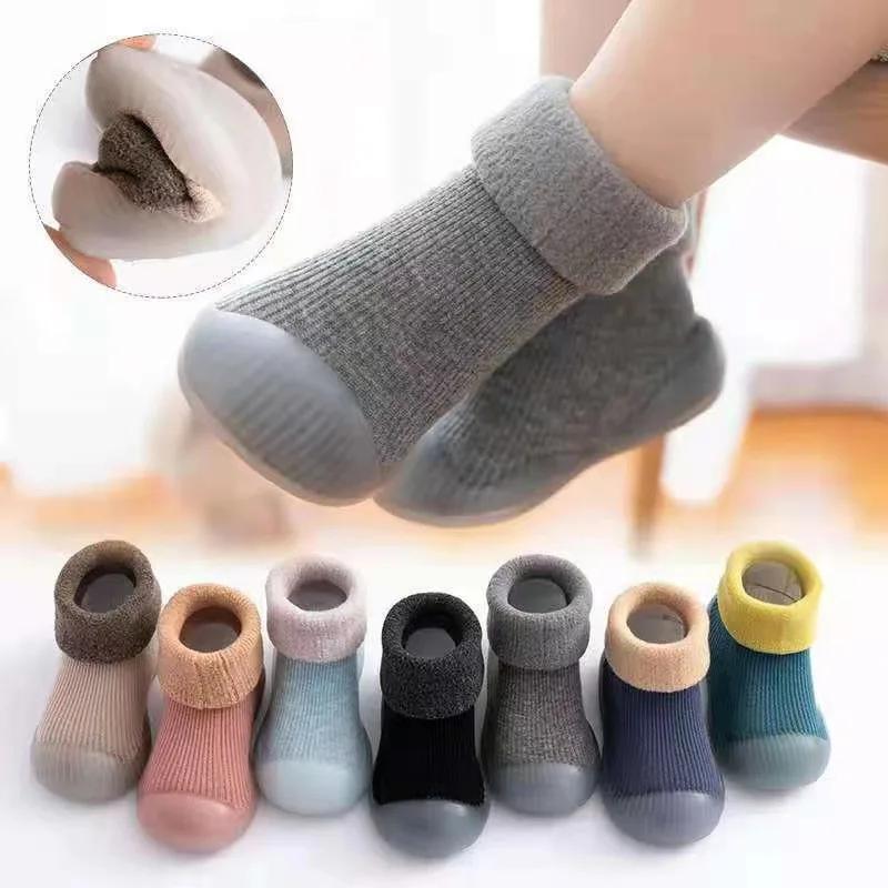 Chaussures premier marcheur hiver 0-4 ans garçon fille chaudes pour nouveau-né infantile