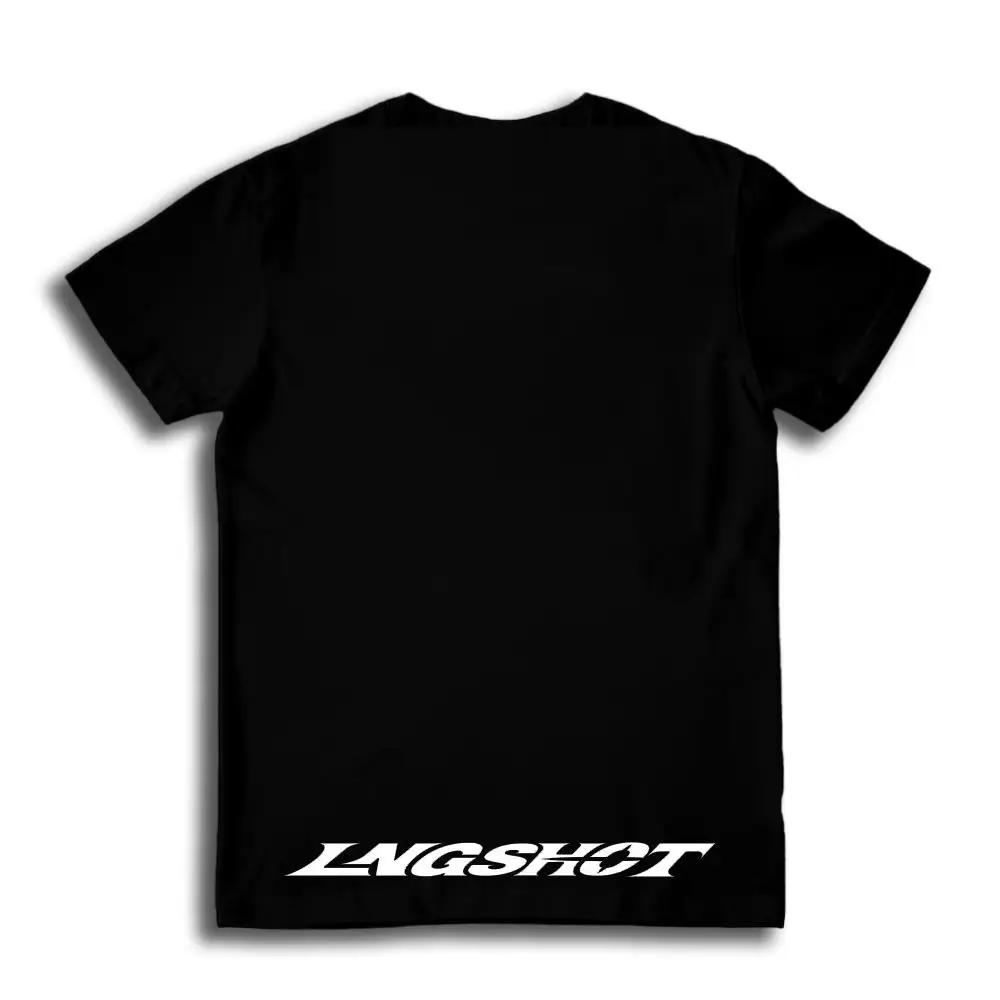 Nouveau T-shirt LNGSHOT Kpop Jay Park 2026 – Style Urbain Estival, Manches Courtes, Tendance Hip Hop