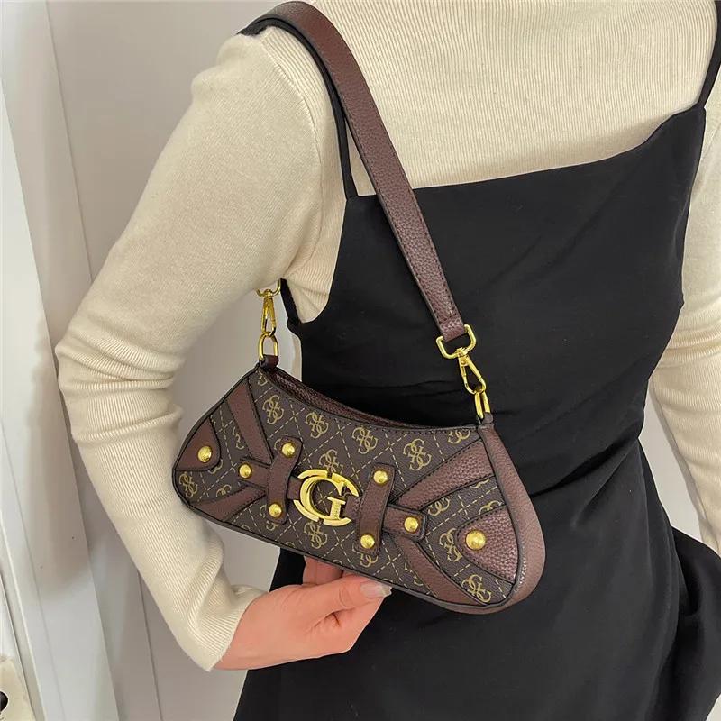 Nouveau sac bandoulière moto pour femme, sac à l'épaule décontracté de haute qualité, style Hot Girl
