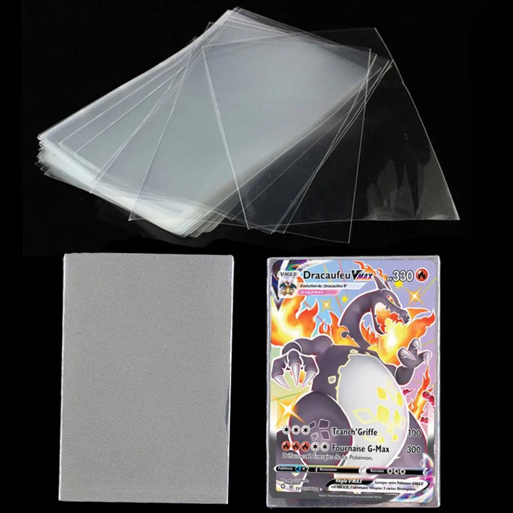 100-1000 pièces de protège-cartes transparents, pochettes pour cartes de jeu de société, protège-car