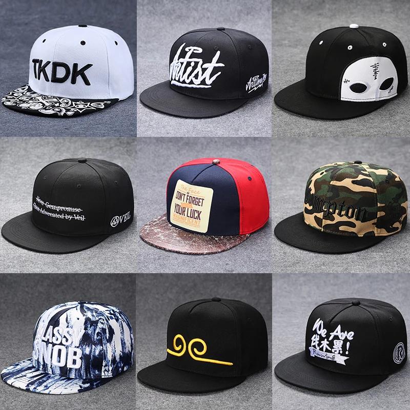 Casquette de Baseball à bord plat pour hommes et femmes, chapeau Hip-hop d'été avec lettres brodées,