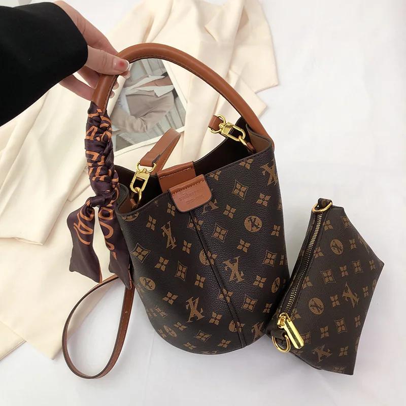 Sac de mode avancé pour femmes 2025, nouveau sac décontracté pour femmes, sac seau de grande capacit