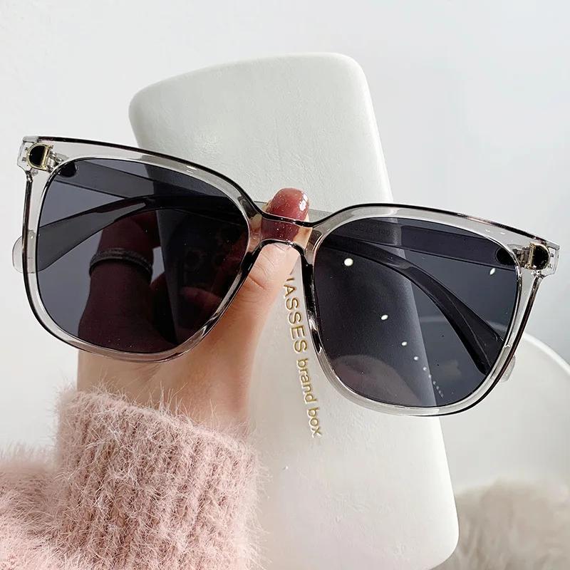 Mode surdimensionné lunettes De soleil femme marque concepteur Vintage carré lunettes De soleil femm
