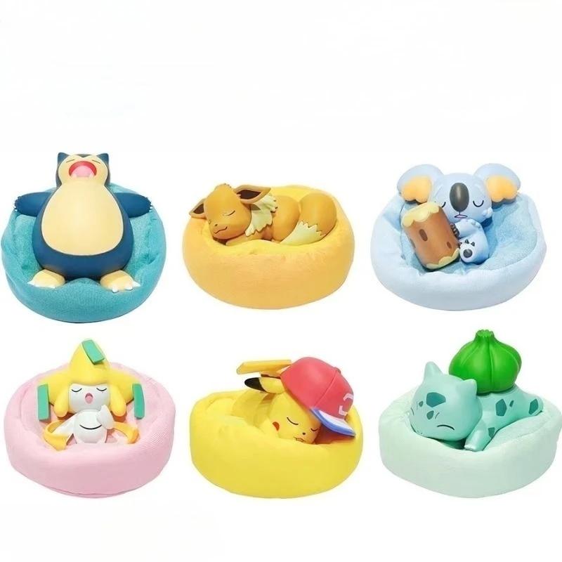 Kit de modèle Pokémon Anime, figurine de personnages étoilés, série Pikachu et Eevee, intérieur de v