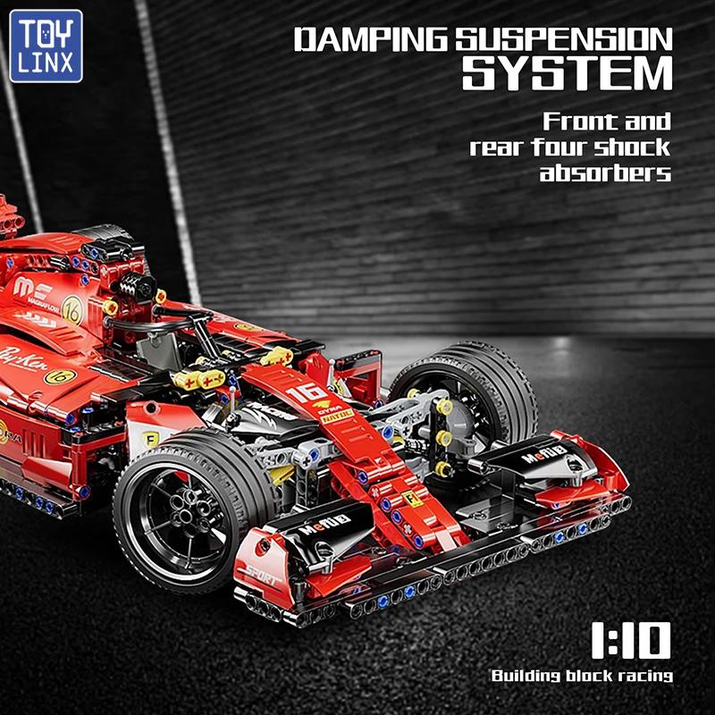 ToylinX RC voitures de course ensembles de construction blocs de construction voiture Cool modèle à