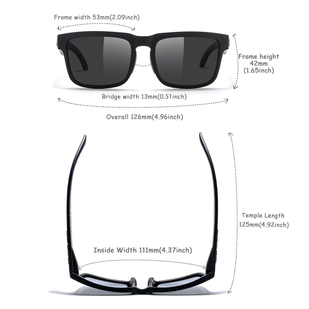 KDEAM – combinaison de petite taille pour jeunes, lunettes de soleil polarisées TR90, monture Flexib