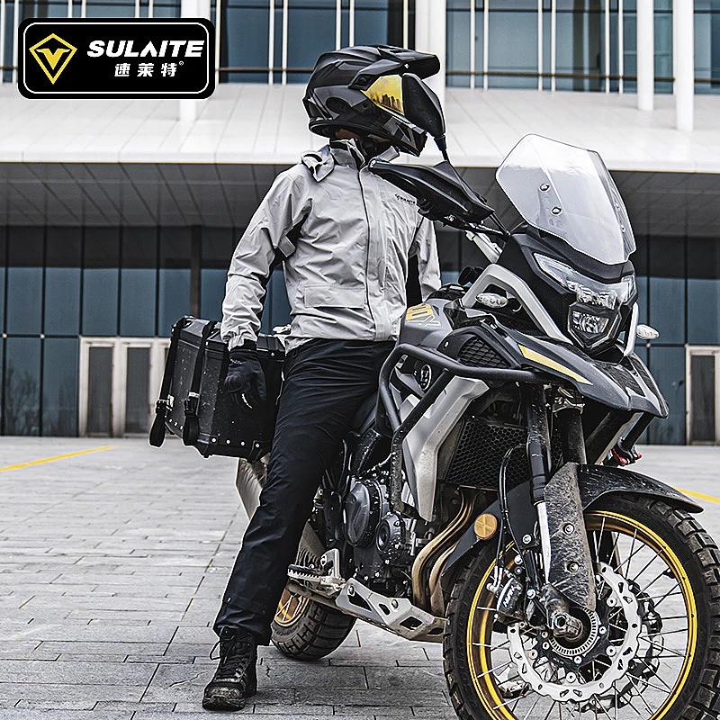 SULAITE moto imperméable costume hommes en plein air imperméable vêtements de pluie chaussures couve