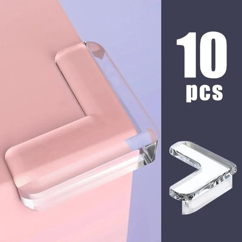 Protecteurs d'angle de meubles de Table basse Anti-collision transparents, doublure d'angle douce po