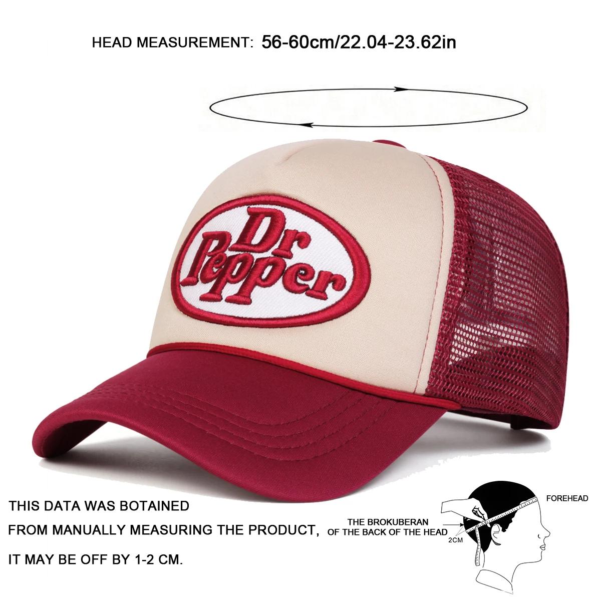 Casquette de Baseball unisexe Dr Prpper avec lettres brodées, chapeaux décontractés réglables pour l