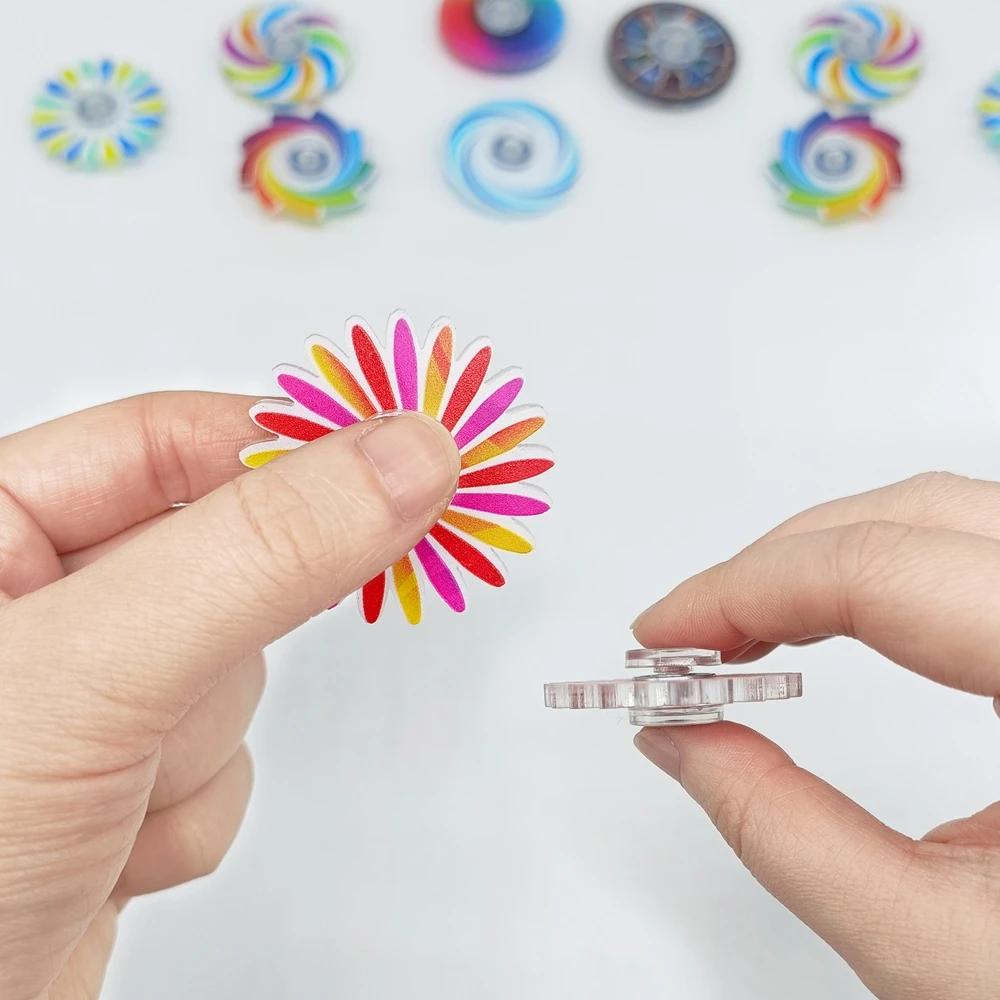 Mini Fidget Spinners, 24 pièces, jouets sensoriels anti-Stress et d'anxiété pour cadeaux de fête d'a