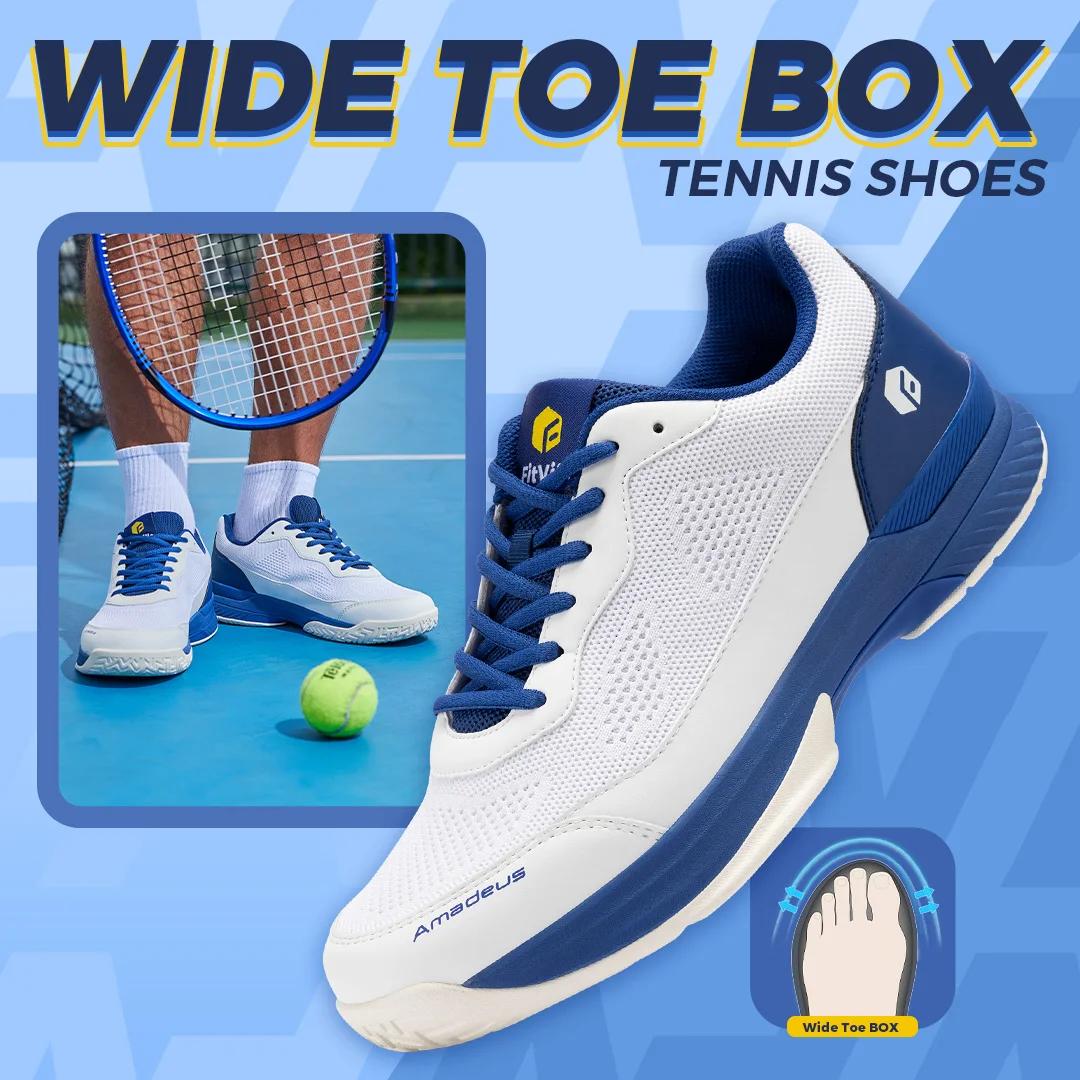 FitVille – chaussures de Tennis professionnelles pour hommes, baskets d'entraînement, antidérapantes