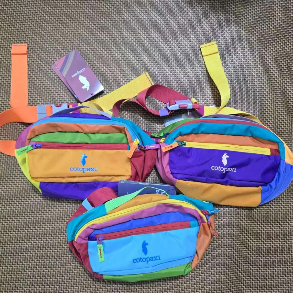 Nouveau Outdoor 3L multicolore mode Dopamine léger taille sac bandoulière multifonctionnel