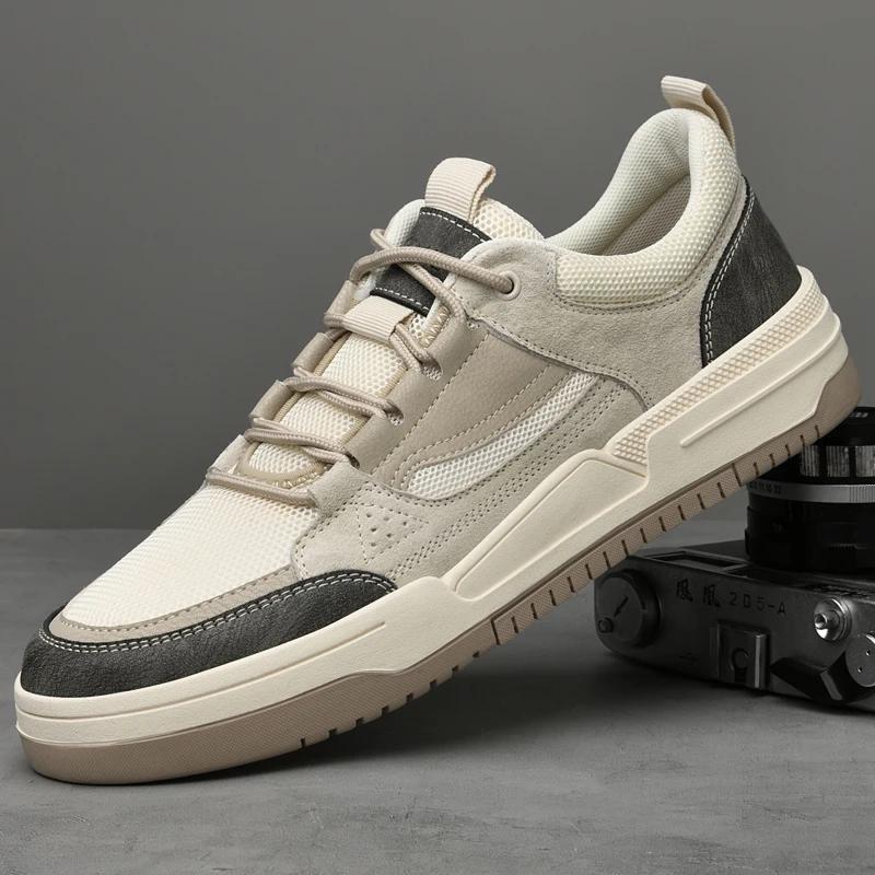 Baskets Légères Respirantes et Confortables à Semelles Souples pour Homme, Chaussures de Marche et d