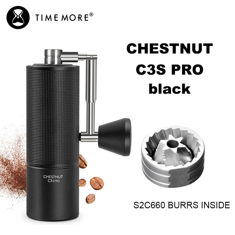 TIMEMORE – moulin à café manuel Chestnut C3S Pro / C3ESP Pro, avec manivelle pliable, bavure S2C à l