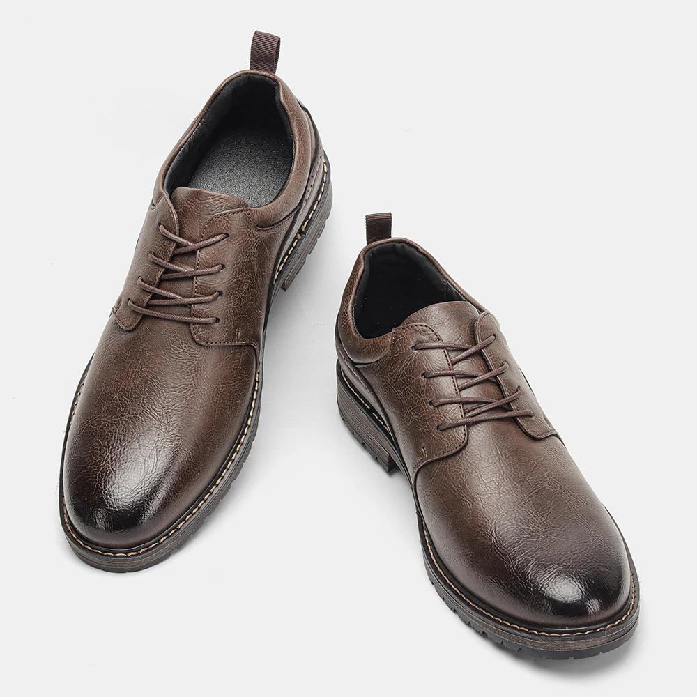 Hommes chaussures décontractées marque de mode confortable 2025 chaussures en cuir # KD826