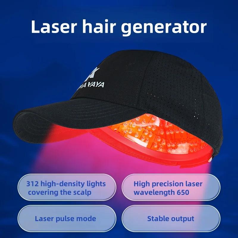 312 laser bonnet de cheveux chapeau pour cheveux growt casquette de thérapie par la lumière rouge ca