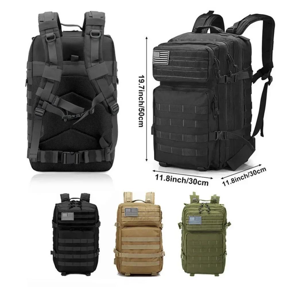 60L armée militaire tactique sac à dos hommes voyage grande capacité sacs à dos hommes étanche Sport