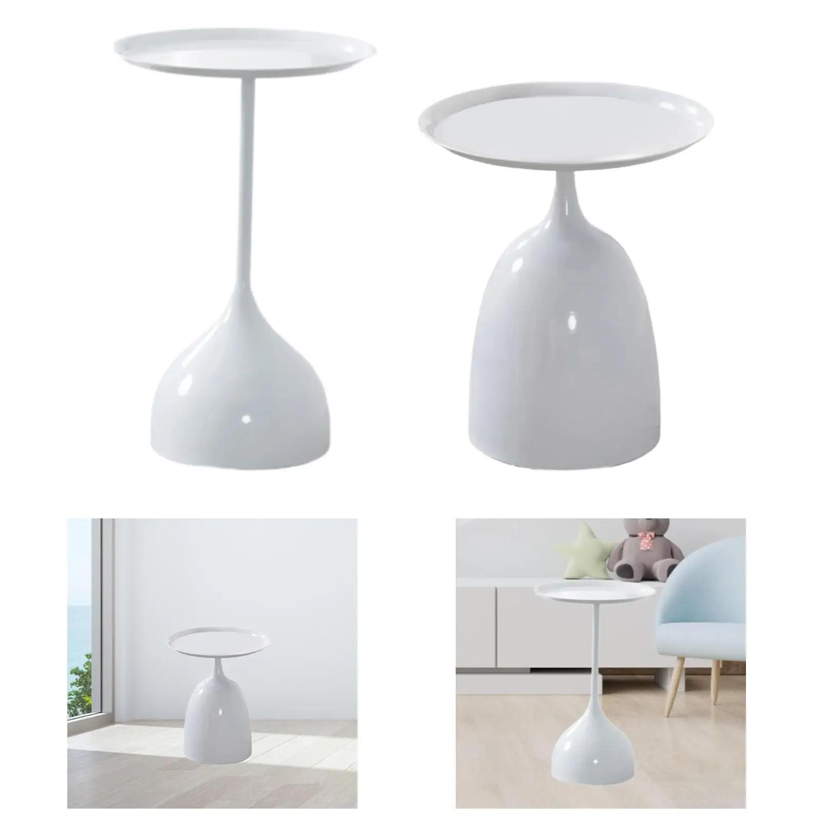 Table d'appoint ronde Table basse fer Art Base décor meubles boisson bureau table de nuit pour balco