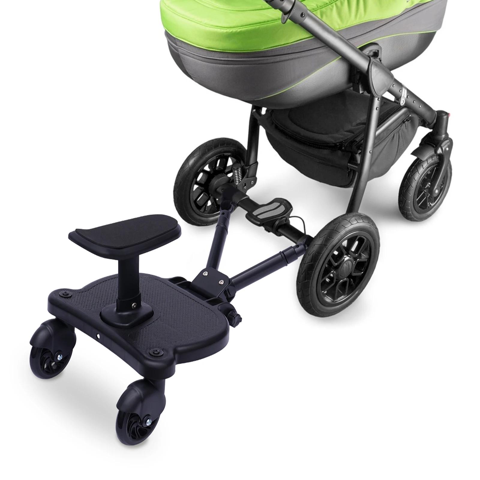 Planche de poussette universelle 2 en 1, planche de Buggy debout avec siège détachable, adaptateur d