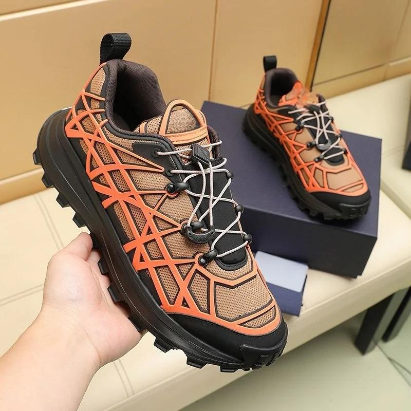 Baskets de luxe pour hommes, respirantes en maille, style fin, chaussures d'été décontractées, confo
