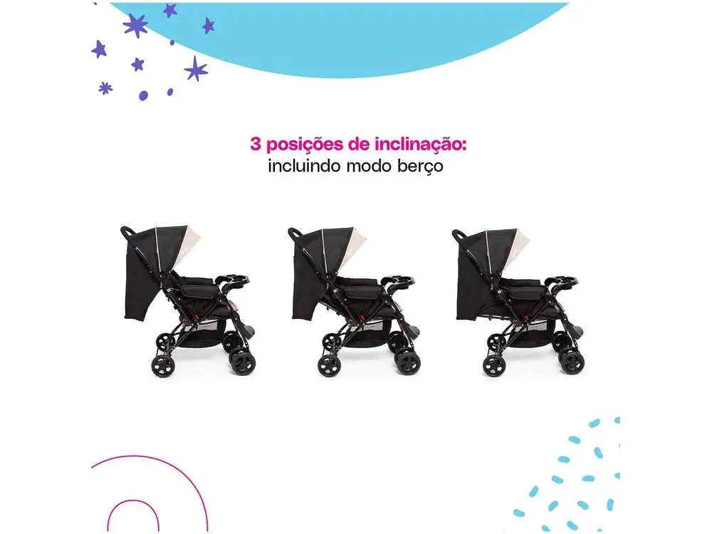 Poussette Confortable pour Bébé de 0 à 15kg, Système de Voyage Cosco pour Enfant, Paupières, 4 Roues