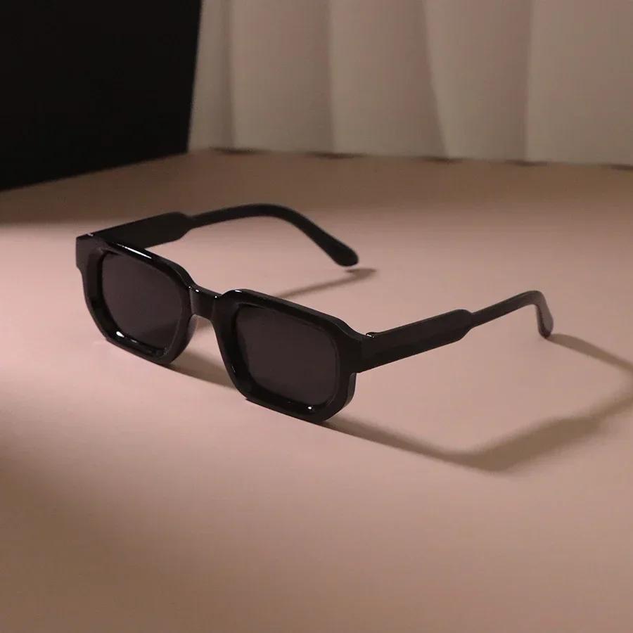 Lunettes de soleil rectangulaires pour hommes et femmes, lunettes de soleil décontractées, lunettes