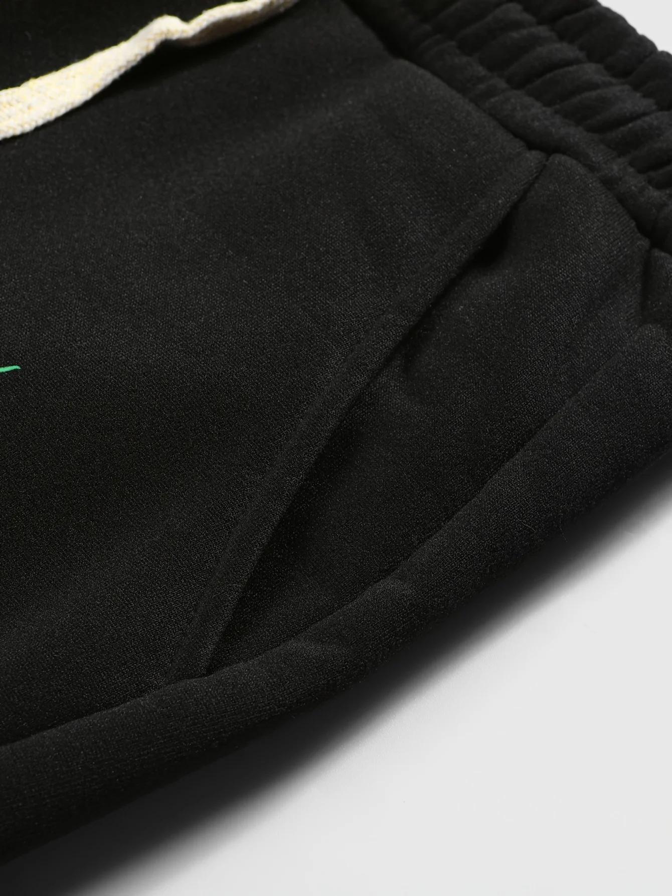 Pantalon de survêtement décontracté pour hommes, Style de rue, tendance, imprimé croisé, à la mode,