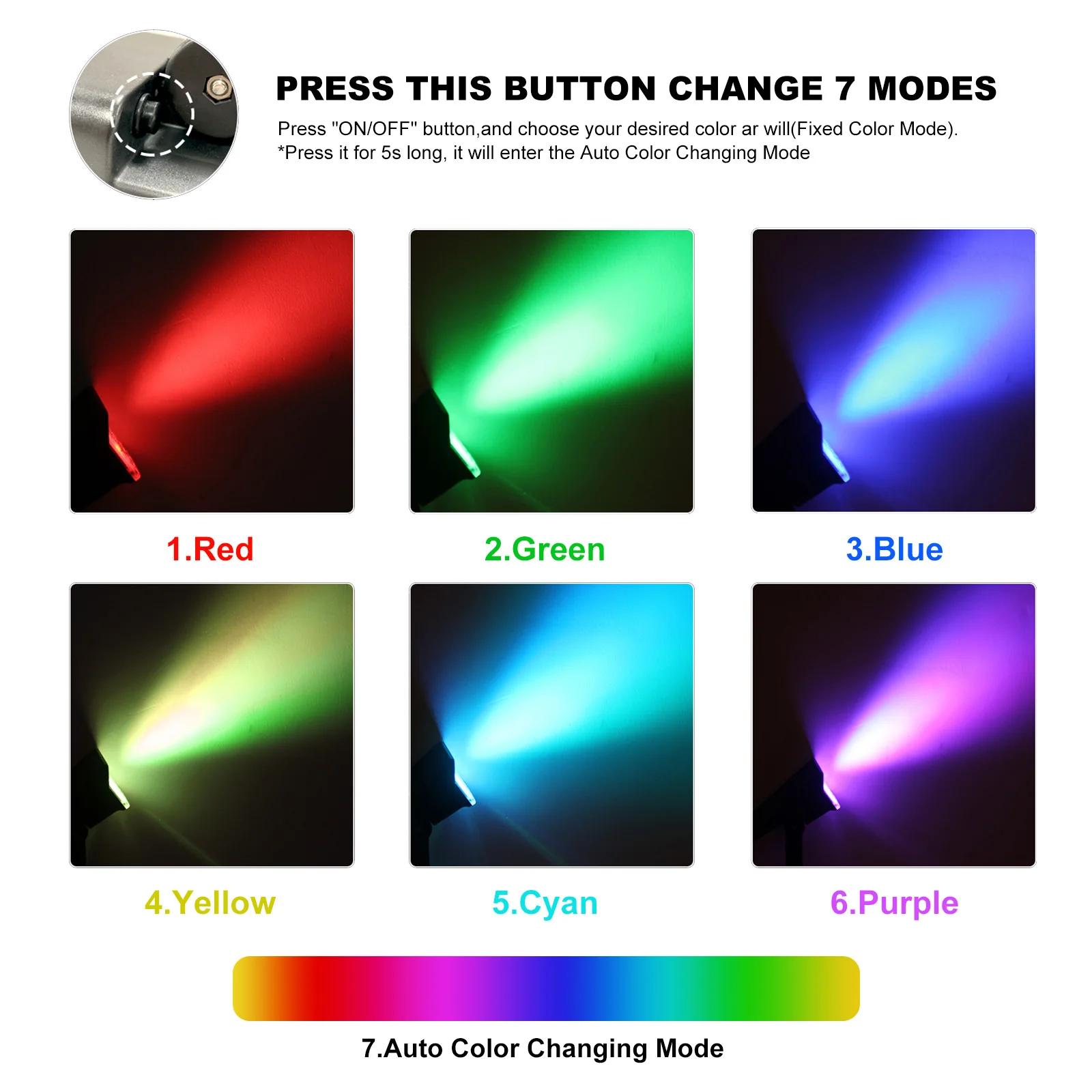 T-rise solaire LED lumière extérieure IP65 étanche décoration de jardin lumières RGB blanc chaud/fro
