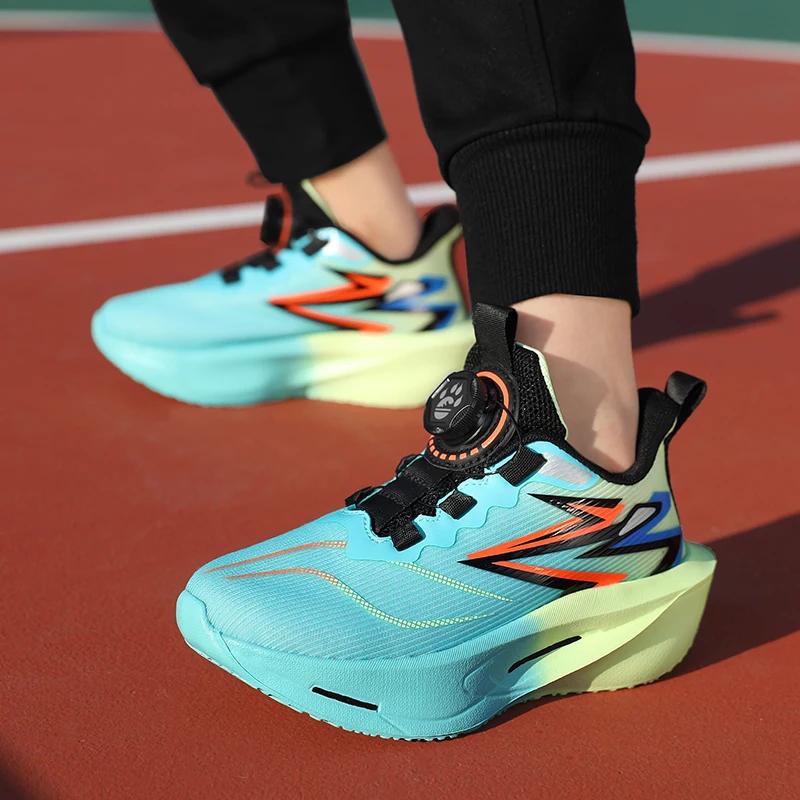 Chaussures de basket-ball pour enfants, antidérapantes, respirantes, chaussures d'entraînement, de s