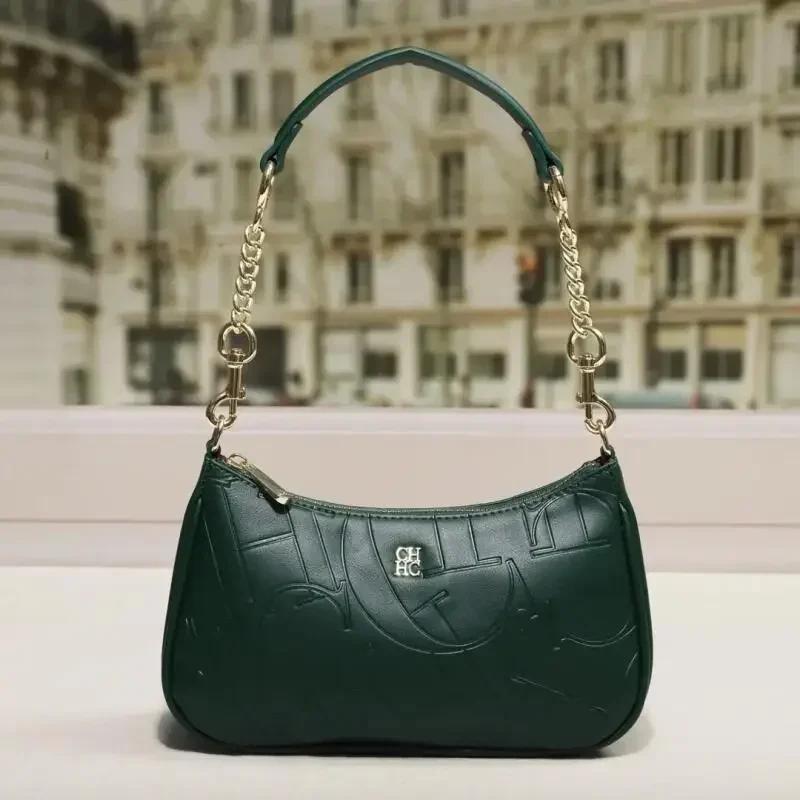 CH – sac à bandoulière Simple pour femmes, sac à main cloison de mode, marque de luxe Durable, sac à
