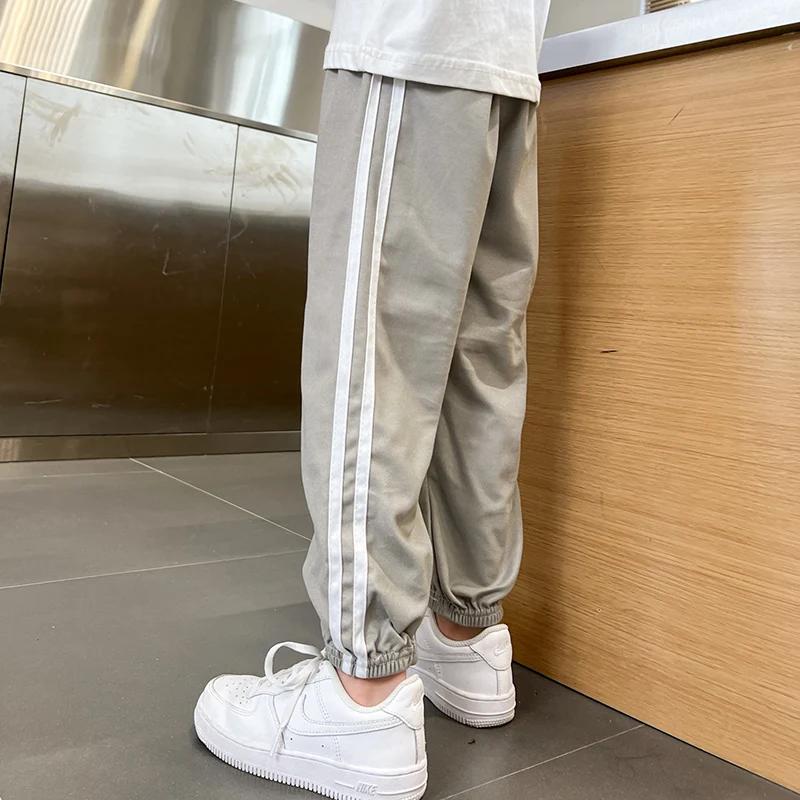 1/3 pièces enfants été couleur unie pantalons de sport de base garçons décontracté Joker taille élas