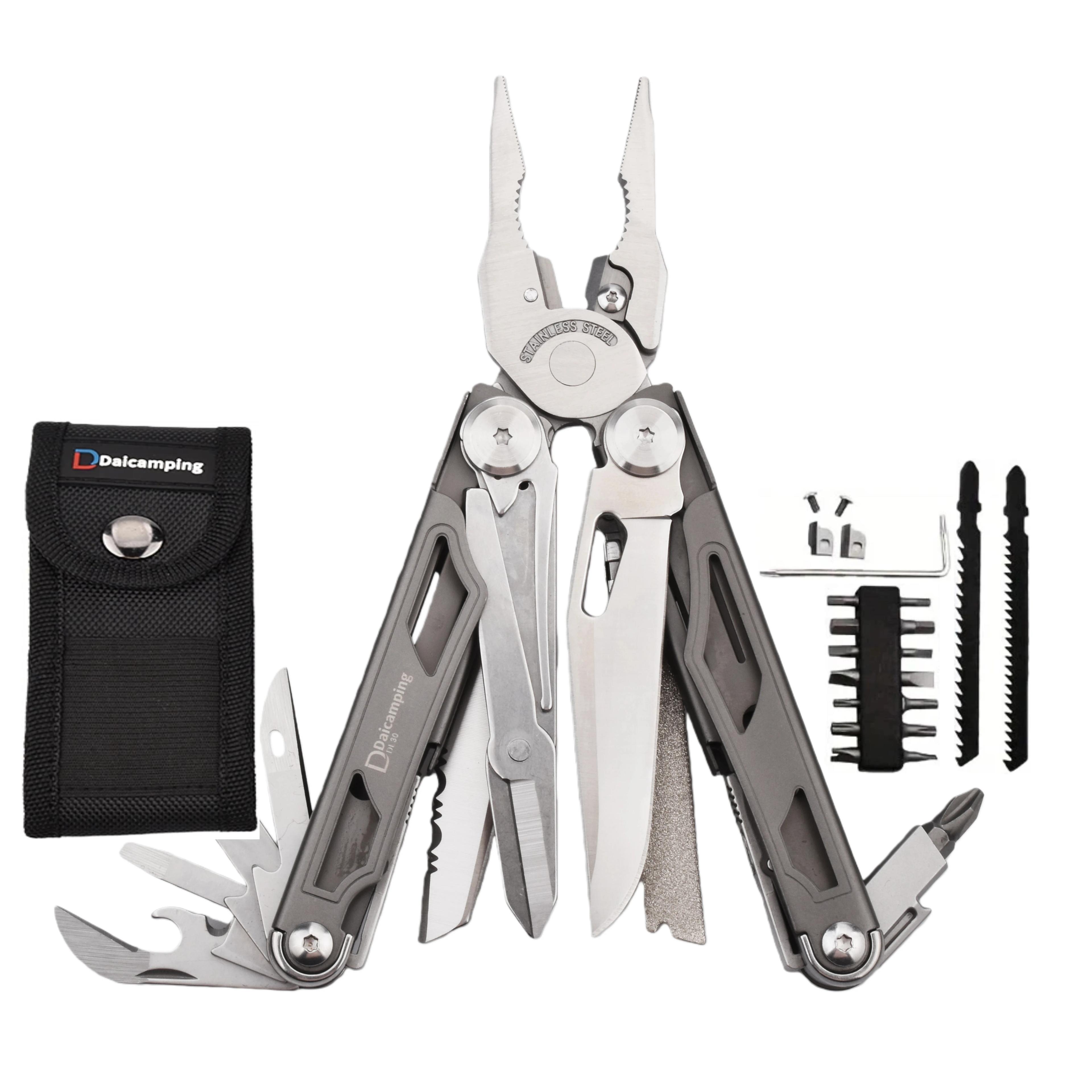 Daicamping DL30 DL301 DL25 bricolage multi-outils couteau pliant pince multi-outils EDC outils manue