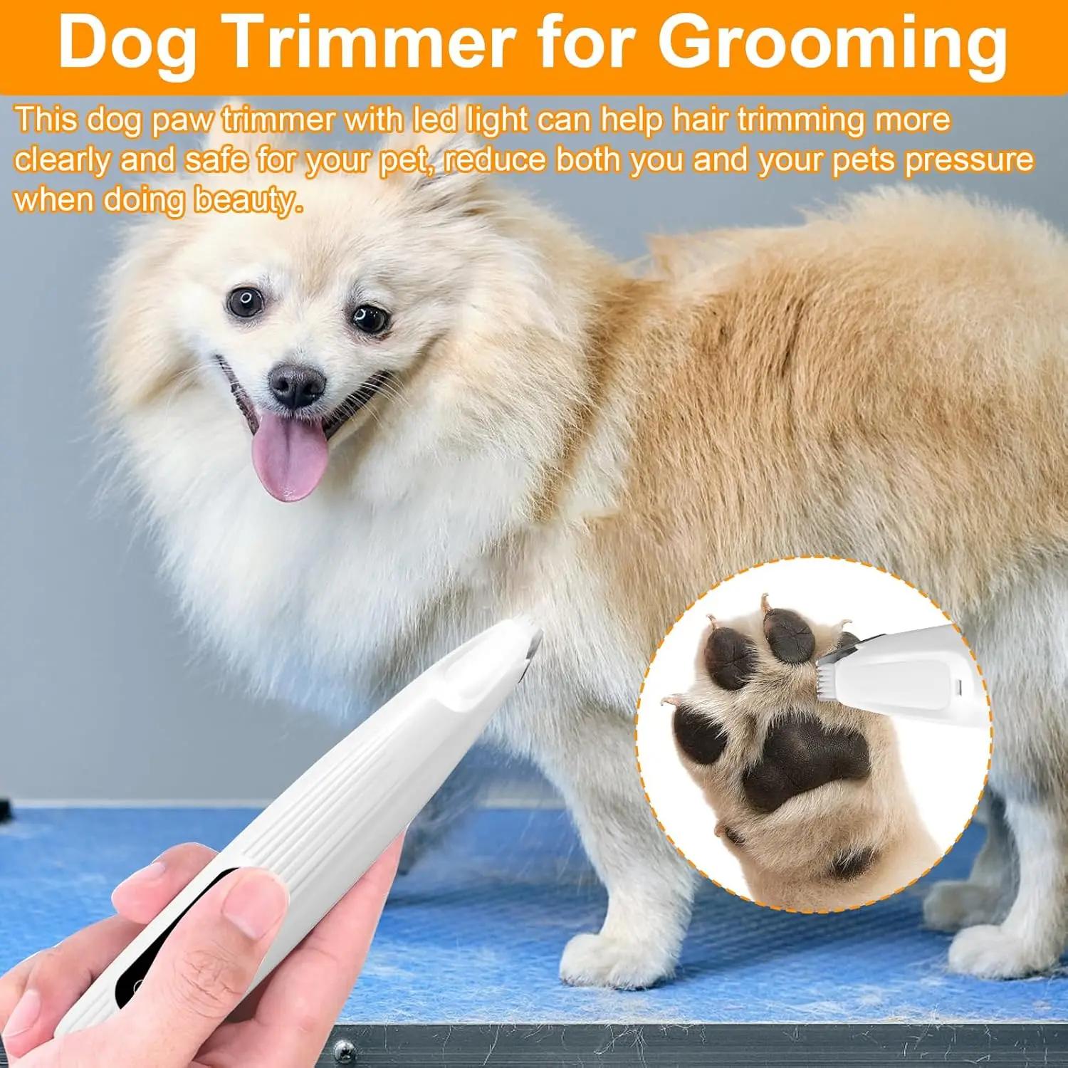 Rasoir de pied pour animaux de compagnie chat rasage poussoir électrique coupe de chien pied cheveux