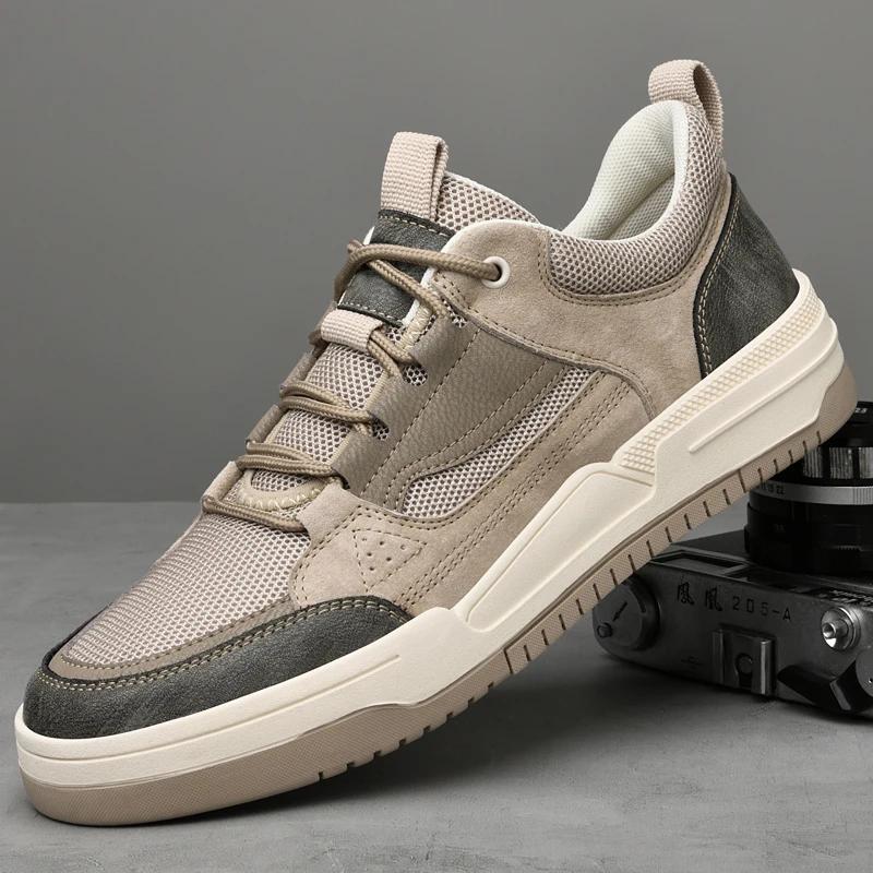 Baskets Légères Respirantes et Confortables à Semelles Souples pour Homme, Chaussures de Marche et d
