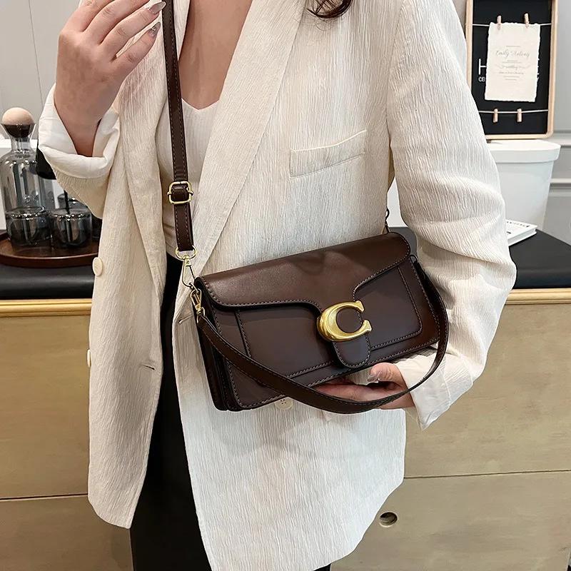 Sac à main pour femme de style haut de gamme, nouvelle mode 2026, rétro, polyvalent, idéal pour les