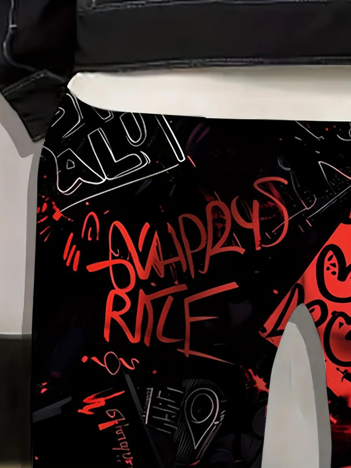 Pantalon de survêtement Casaul pour hommes, jogging imprimé Graffiti, coupe cintrée, pantalon de sal