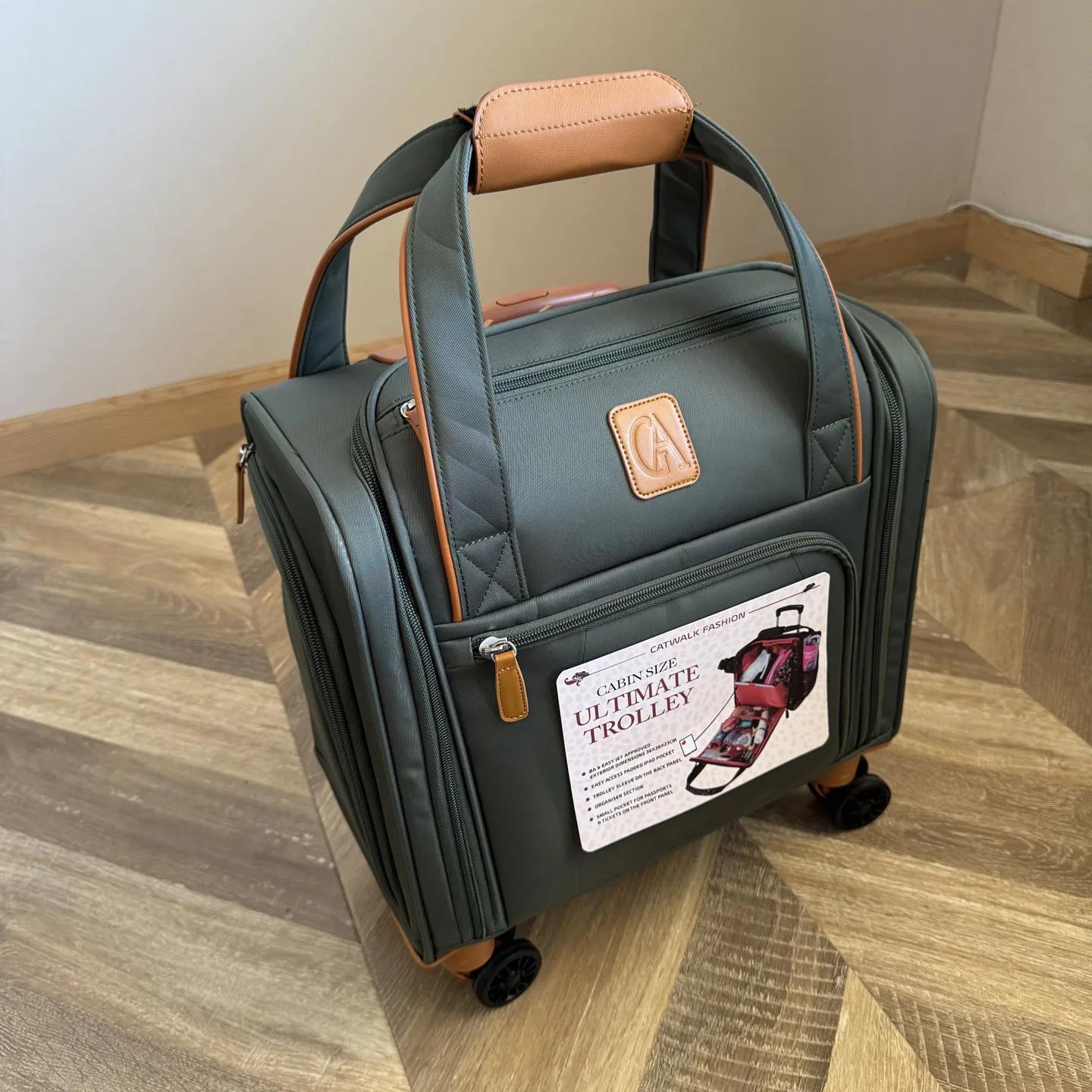 Bagage d'embarquement ultra léger et silencieux de 16 pouces, roues universelles, bagage d'ordinateu