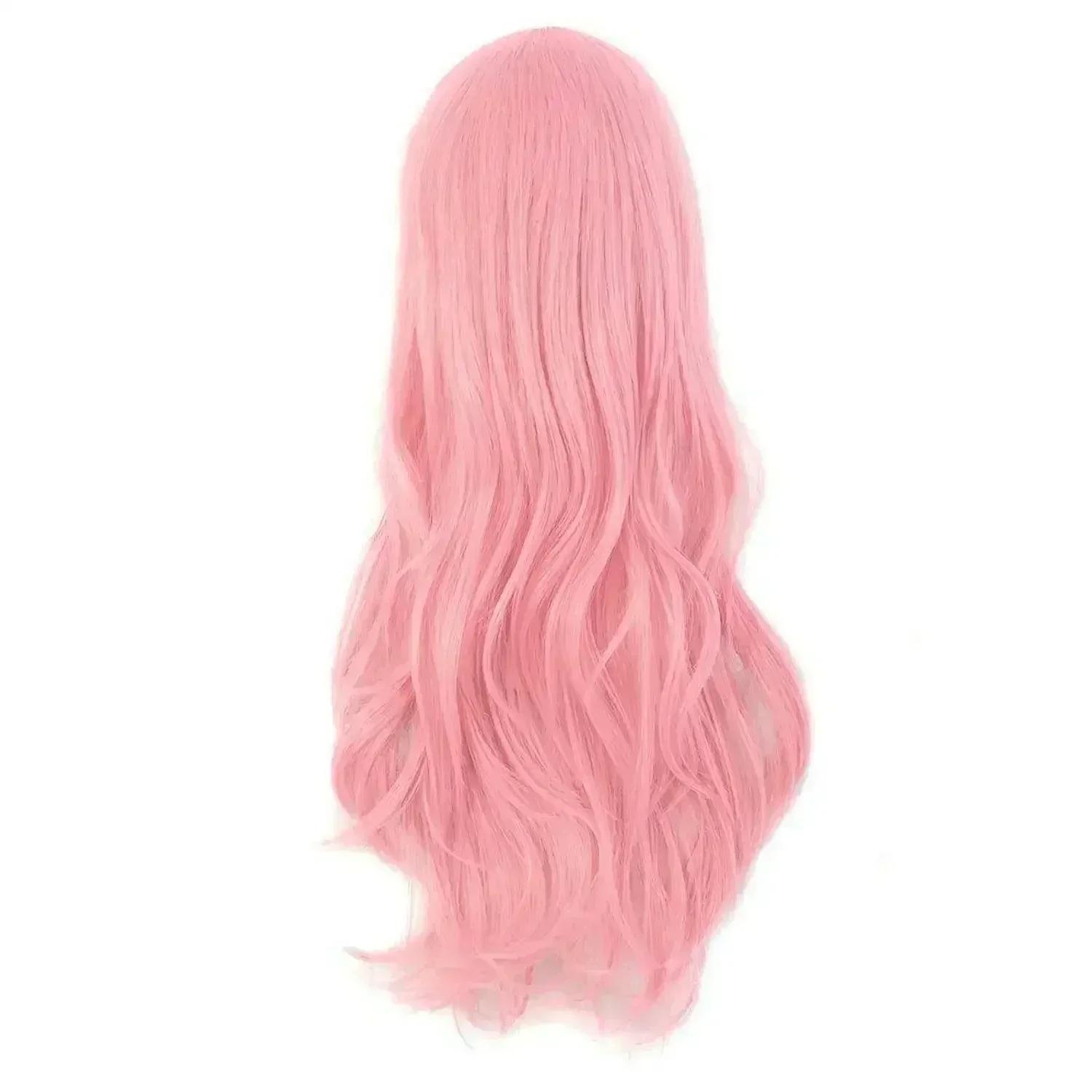 Perruque Synthétique Bouclée avec Extrémités pour Costume de Cosplay, Cheveux Longs de 70cm, Raides,