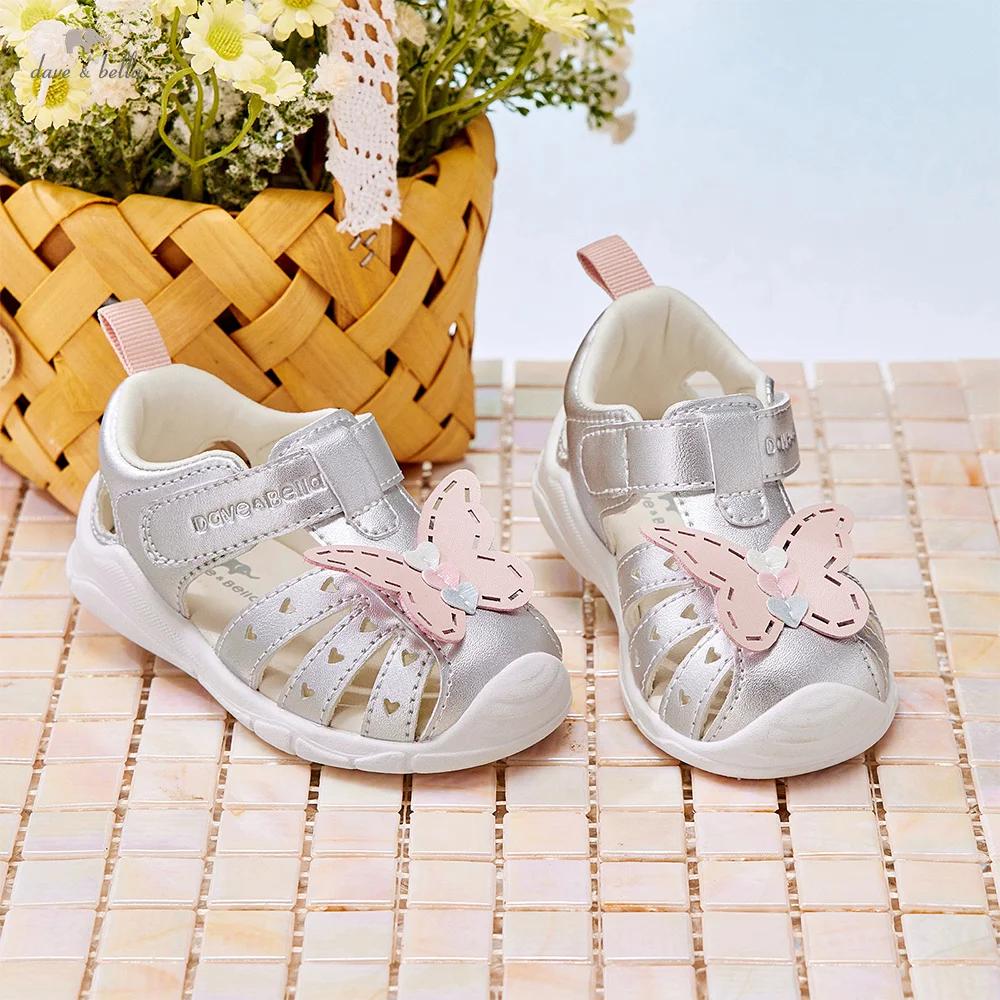 Sandales d'été Dave Bella pour tout-petits, chaussures décontractées pour bébés filles, premières ch