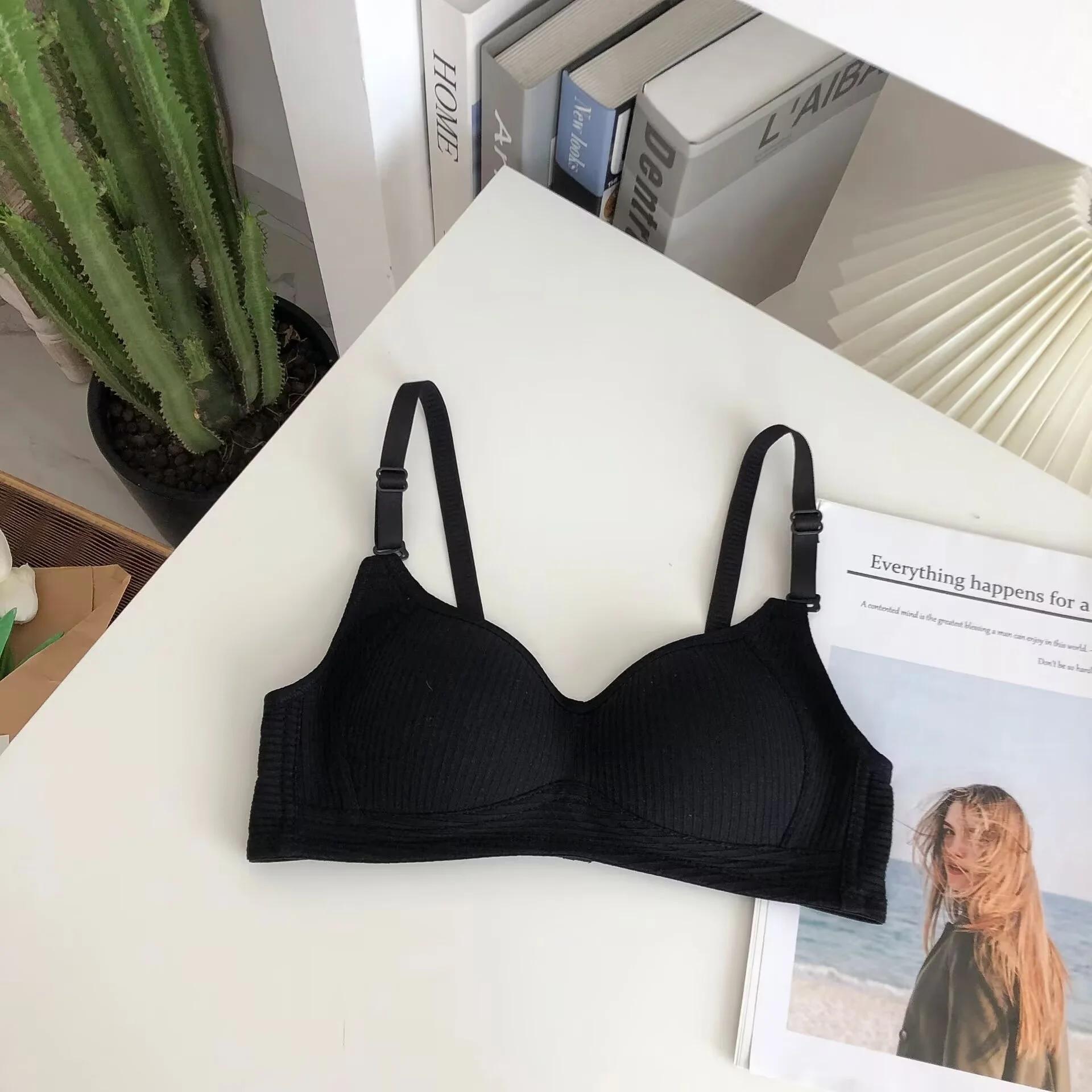 Soutien-gorge pour jeunes filles, 3 pièces, couleurs aléatoires, sous-vêtements pour filles, soutien