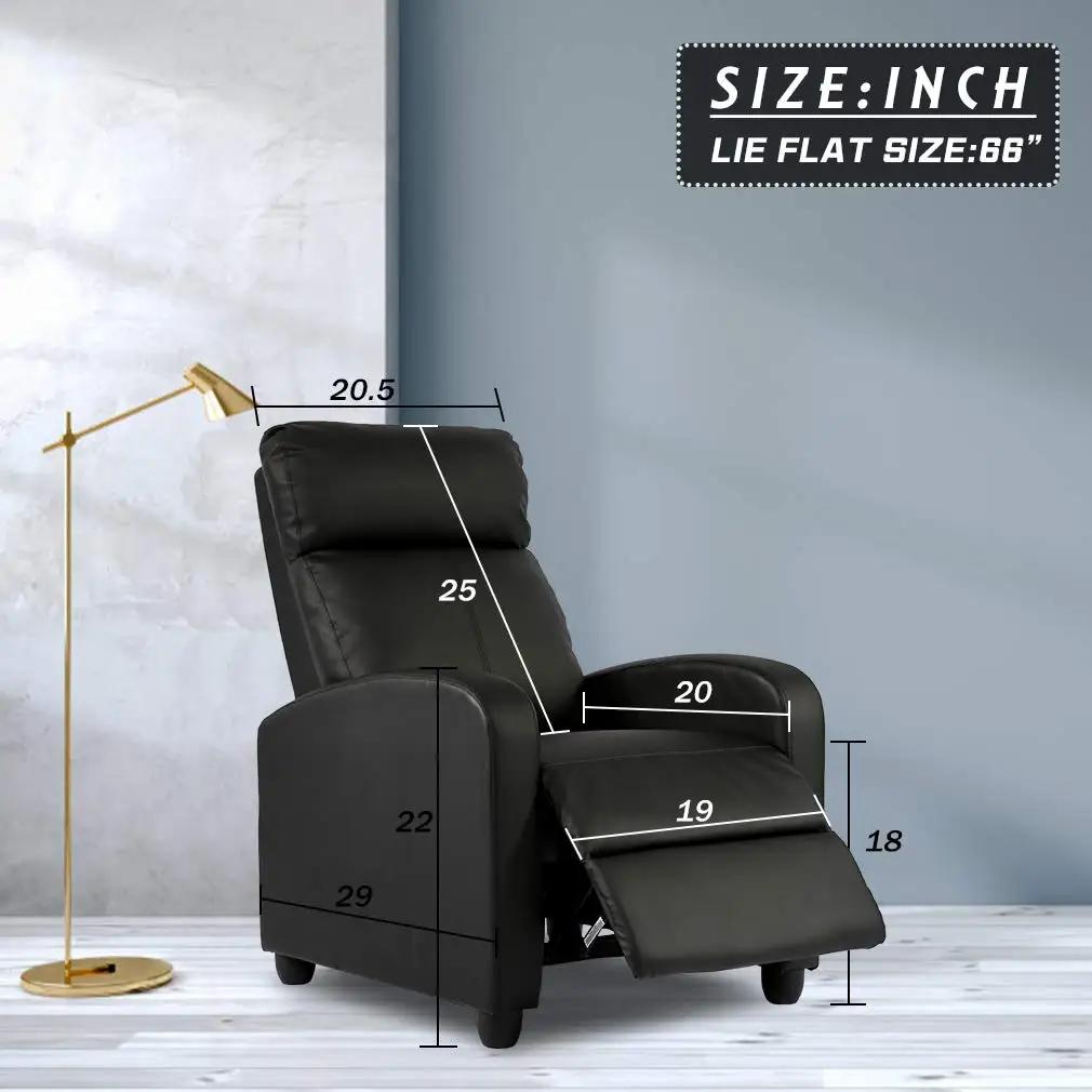 | Fauteuil inclinable | Fonction de massage à 2 points avec soutien lombaire, dossier inclinable